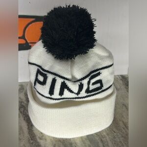 Vintage Ping Beanie Hat Golf Wear
